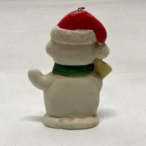 Vintage Brinn's PGH Snowman Figurine Christmas Tree Ornament Home Decor Taiwan - Picture 5 of 8